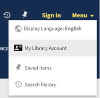 Llun arlwy LibrarySearch