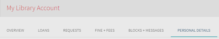 Llun tab 'Personal Details' (Manylion Personol)