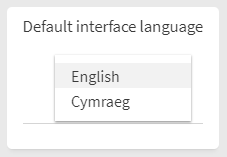Llun dewis iaith